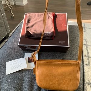 Mustard Coach Crossbody Bag